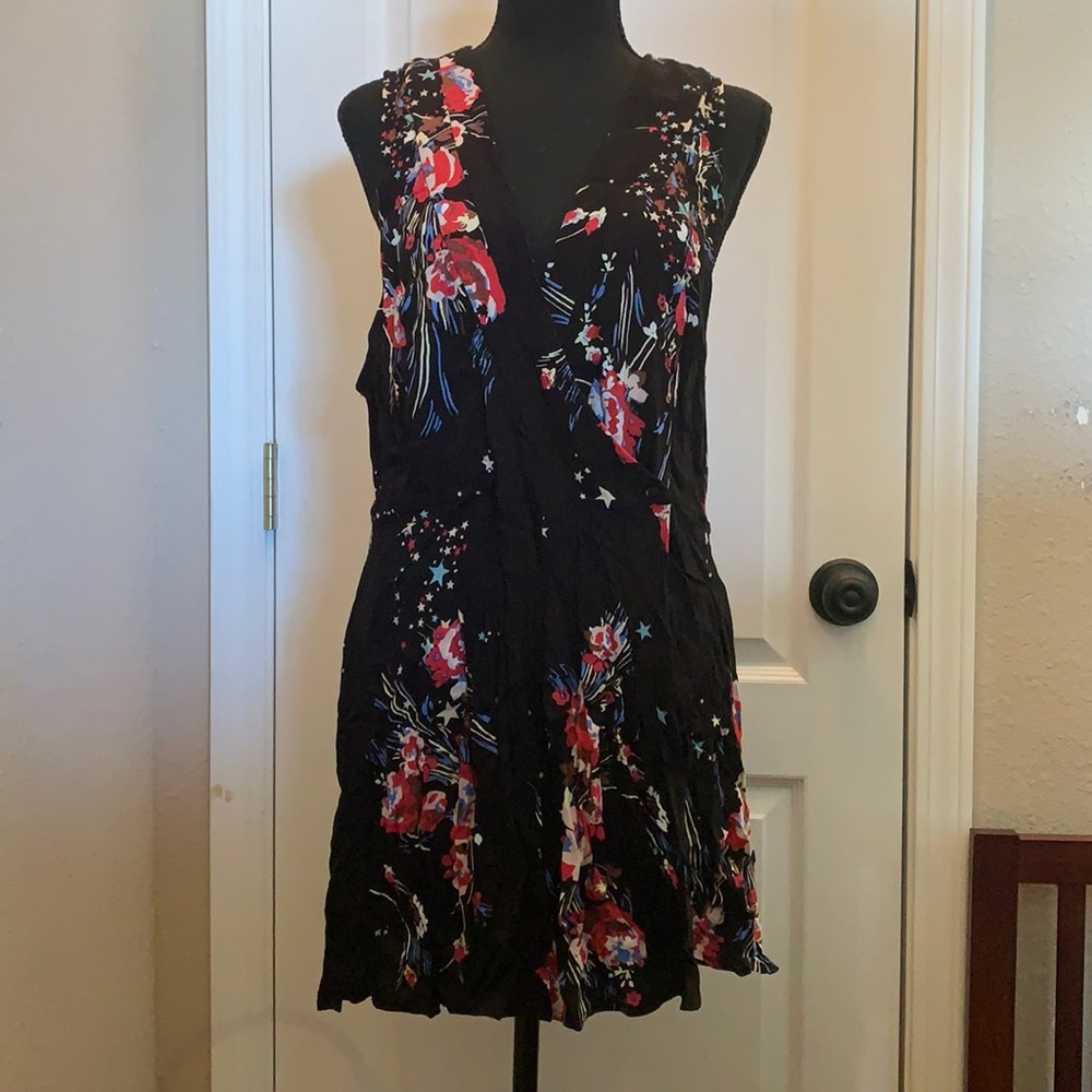 Free People mini wrap dress
